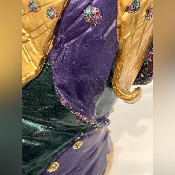 Jacqueline Kent Collection Christmas Royal Stocking Ornament Jester Slipper 2004 - Picture 6 of 16